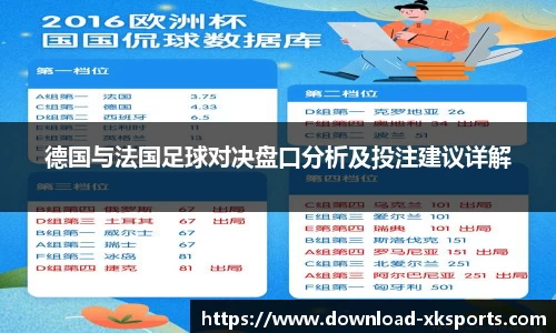 德国与法国足球对决盘口分析及投注建议详解